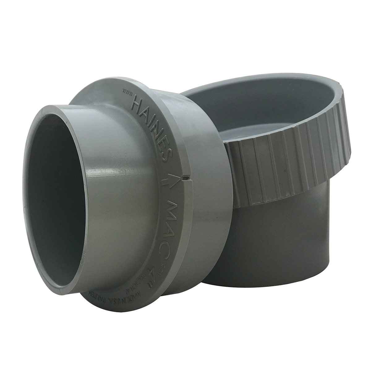 2" Gray Electrical Conduit PVC - 0-25° Adjustable Angle Connector