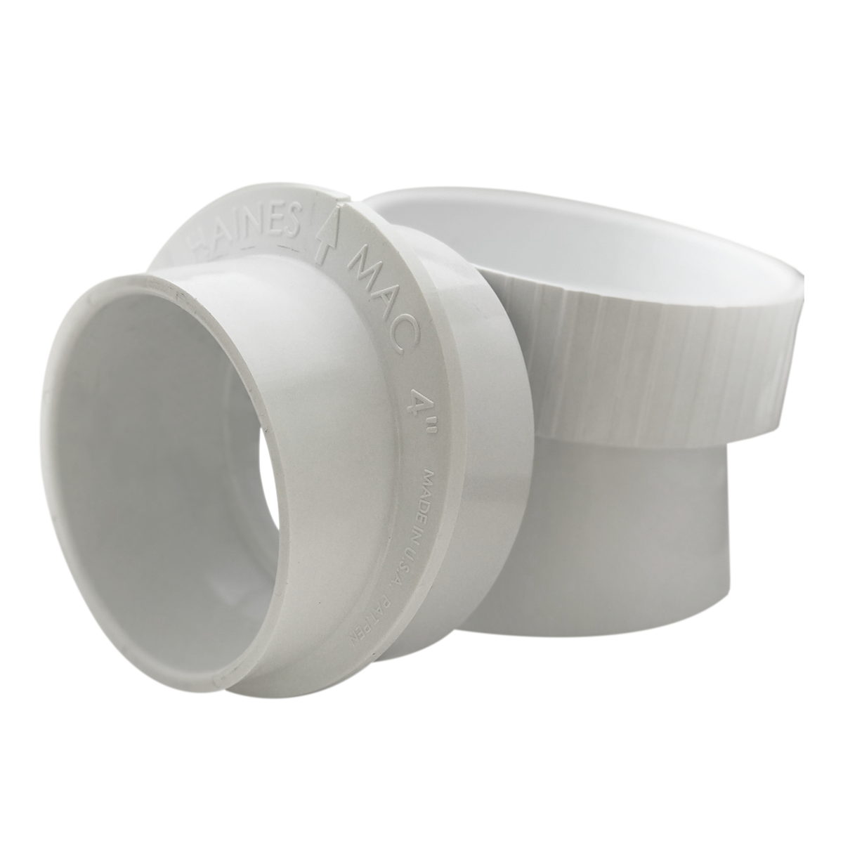 4" Plumbing PVC - 0-25° Adjustable Angle Connector